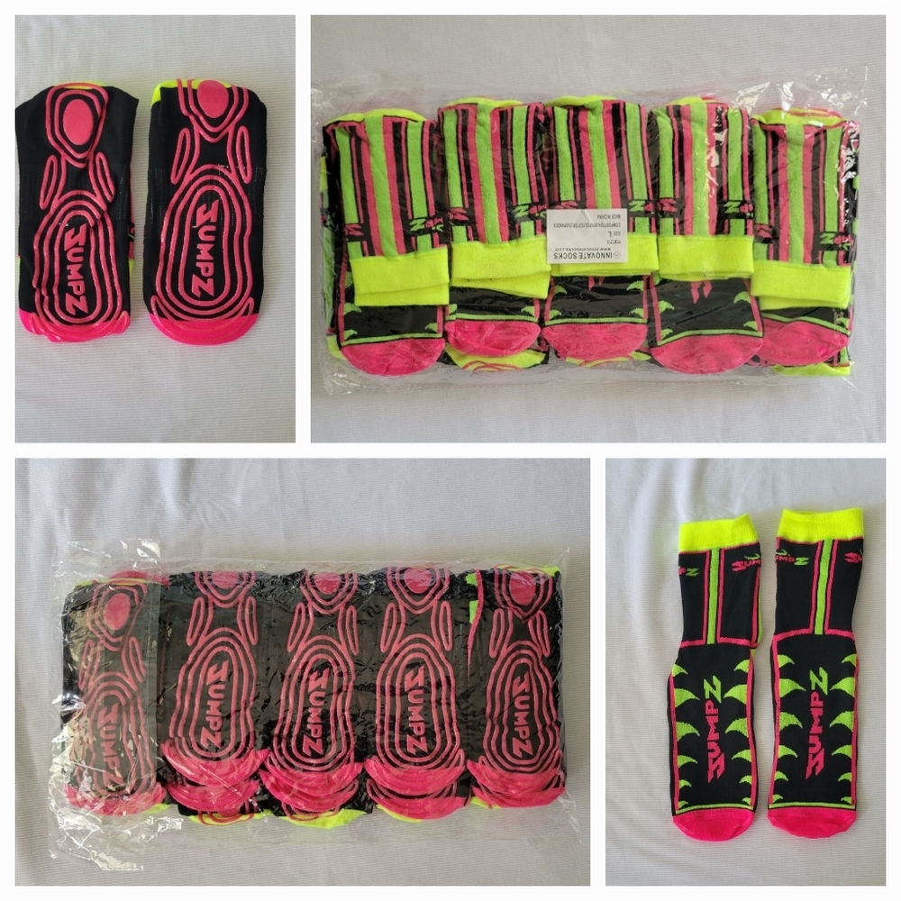 Trampoline Socks Bright & Colorful by Innovate Socks - NIP
